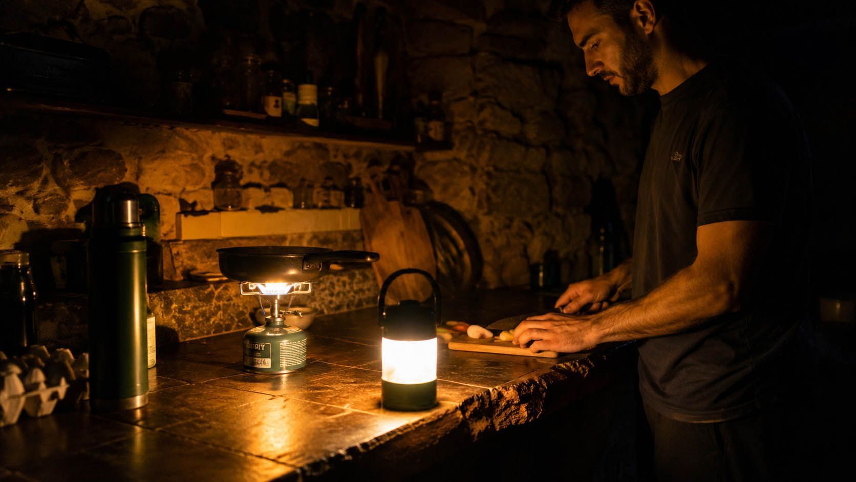 Cómo cocinar y alumbrarte sin luz ni gas (sin volverte loco)